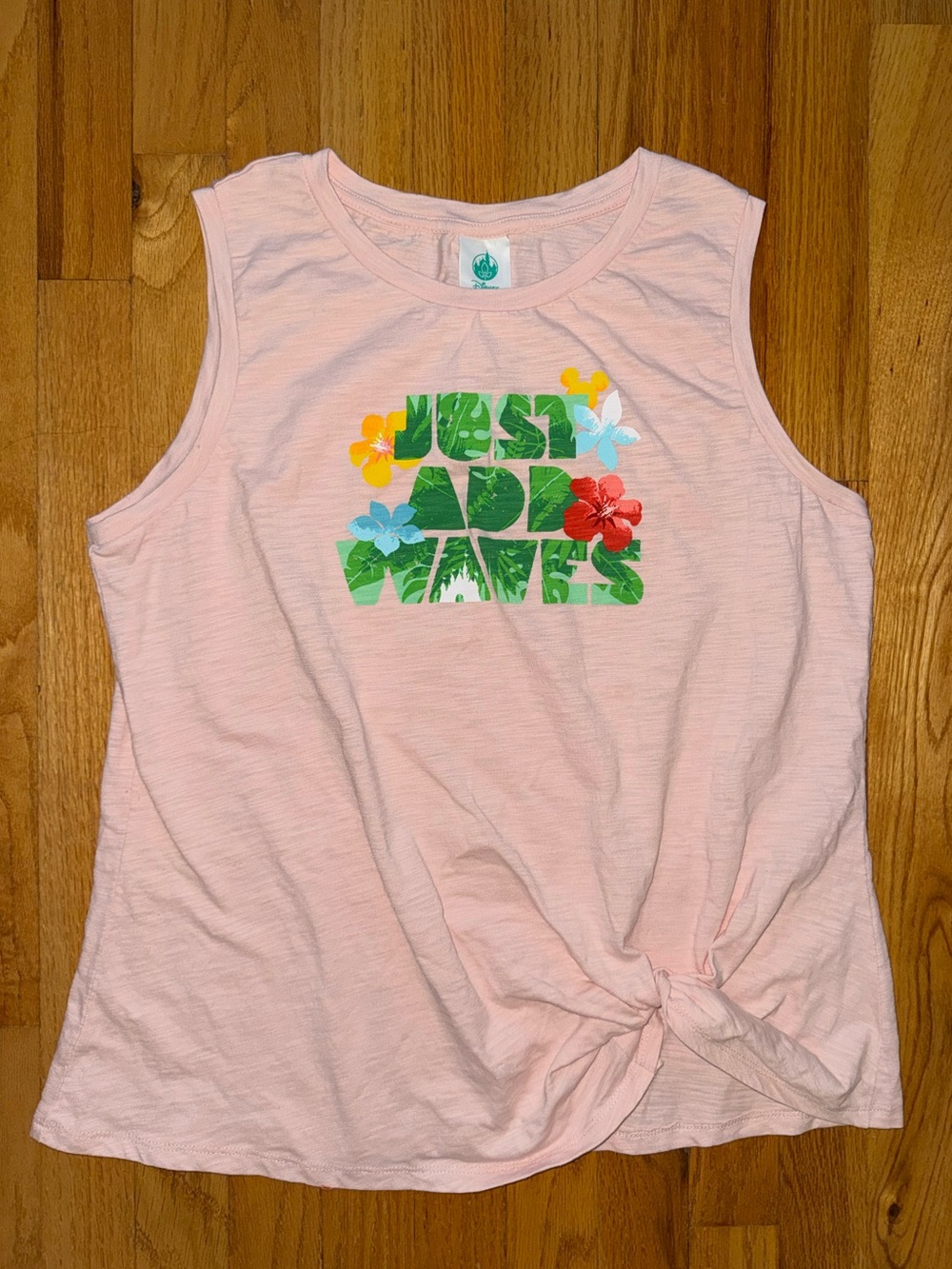 EXCELLENT Used Condition Disney Parks “Just Add Waves” Tank